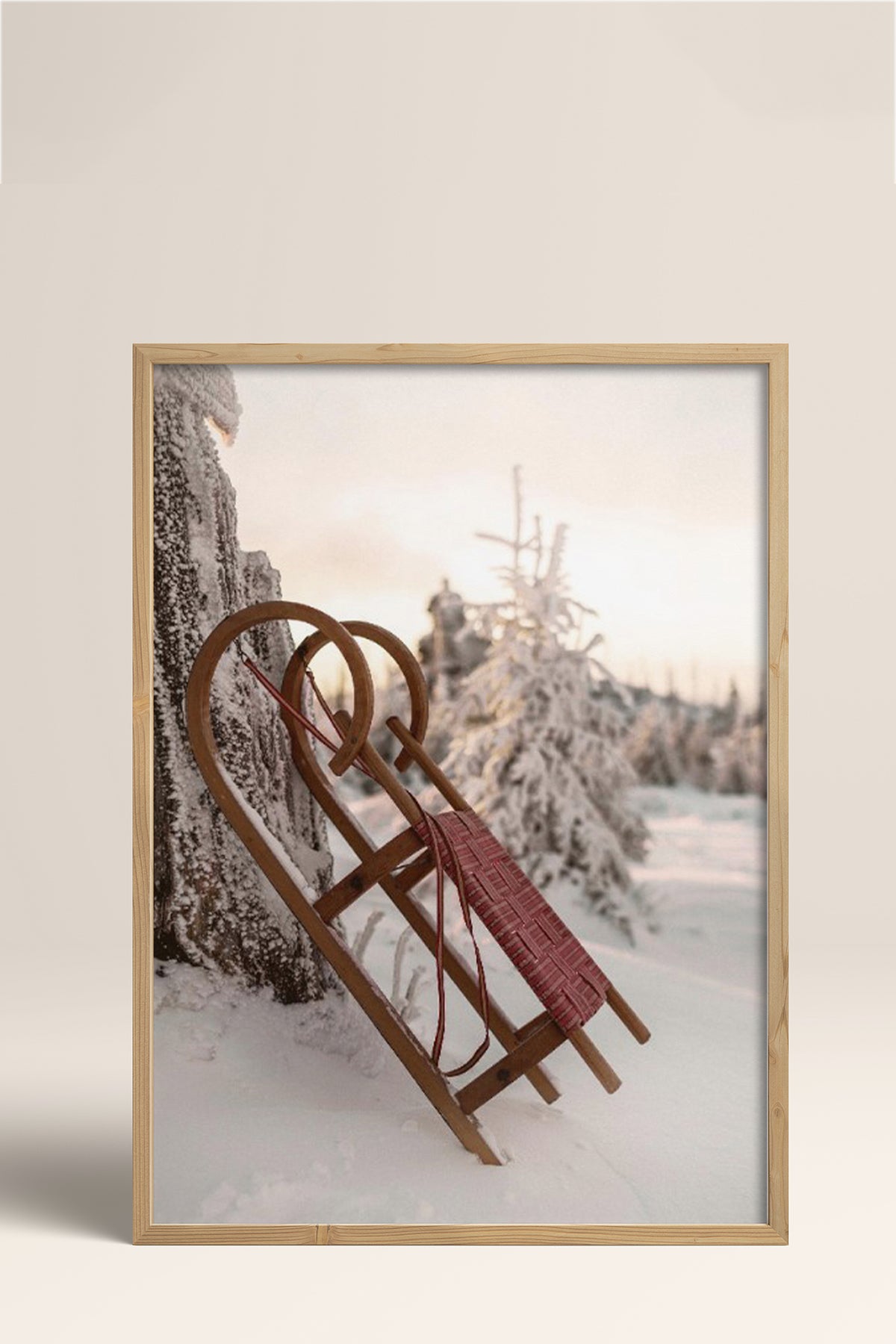 HOMEPACK Ahşap Çerçeveli Tablo Çerçeveli Poster Sanatsal Modern Duvar Dekoru BEK-8188