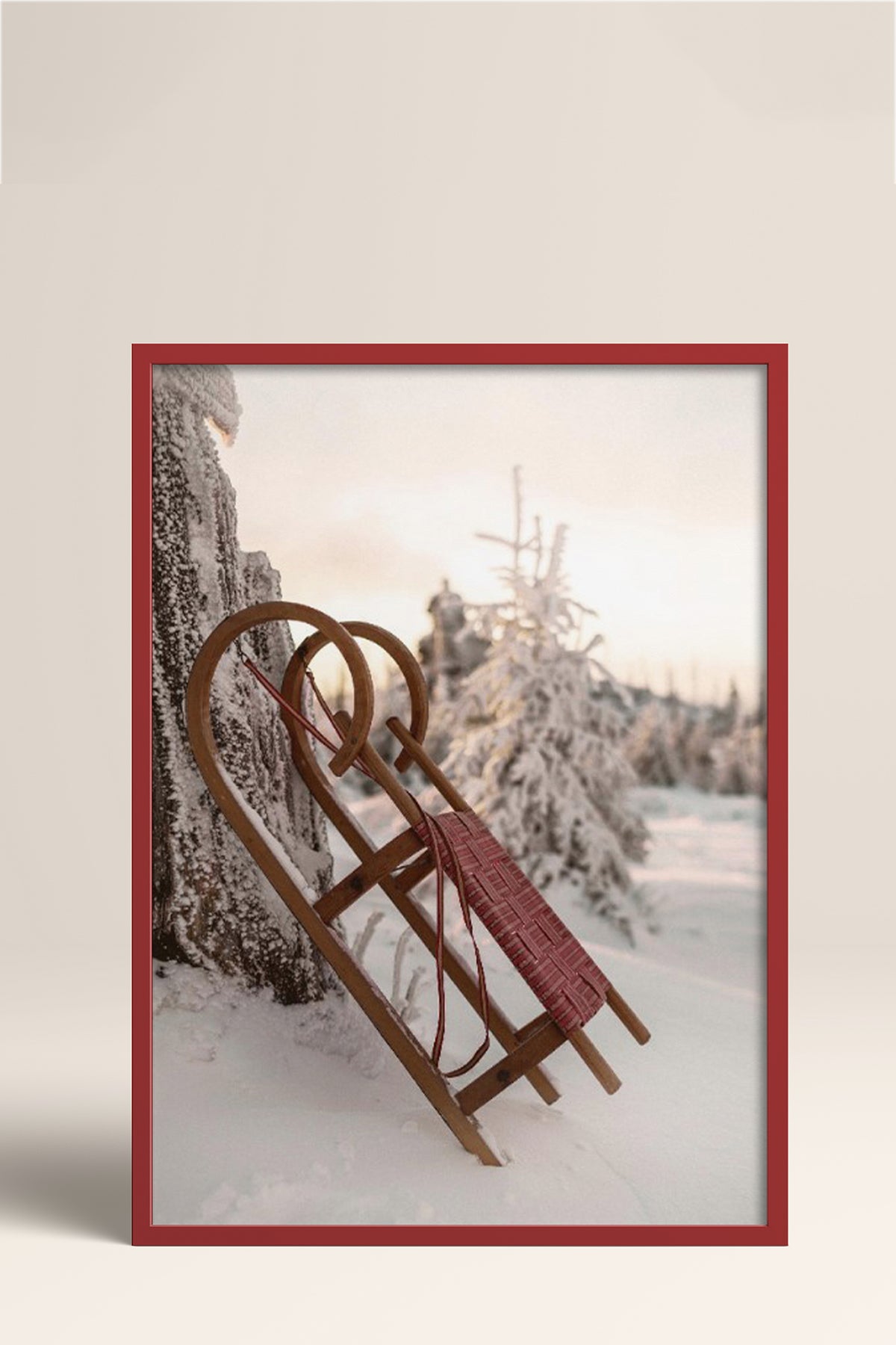 HOMEPACK Ahşap Çerçeveli Tablo Çerçeveli Poster Sanatsal Modern Duvar Dekoru BEK-8188