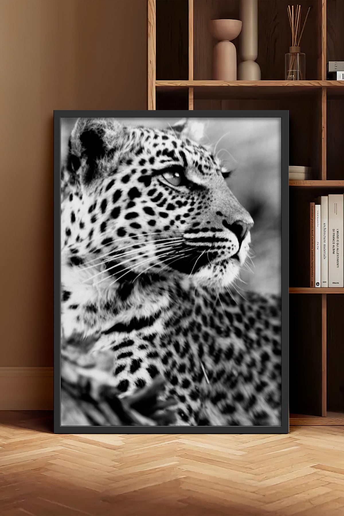 HOMEPACK Ahşap Çerçeveli Tablo Çerçeveli Poster Sanatsal Modern Duvar Dekoru BEK-8189