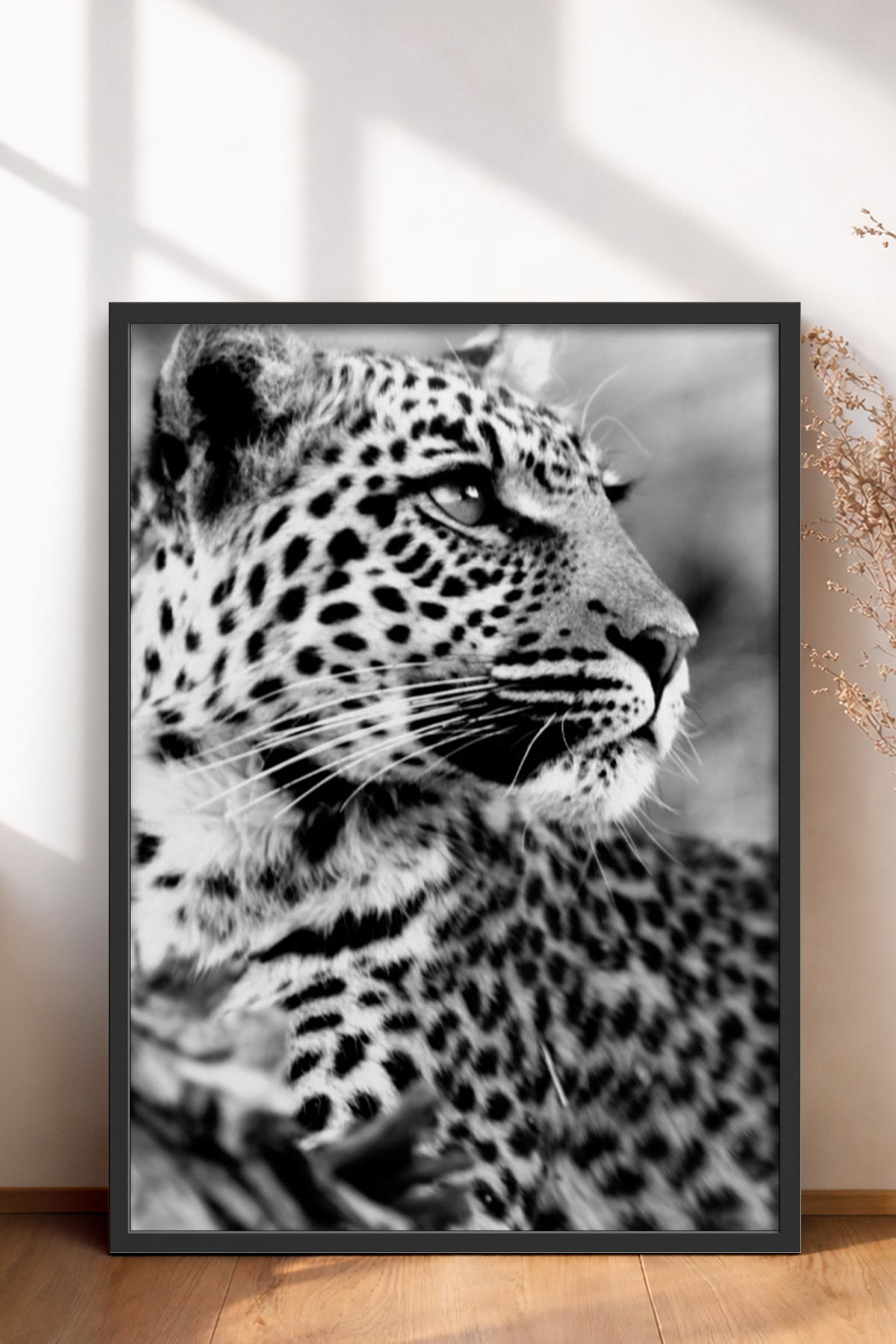 HOMEPACK Ahşap Çerçeveli Tablo Çerçeveli Poster Sanatsal Modern Duvar Dekoru BEK-8189