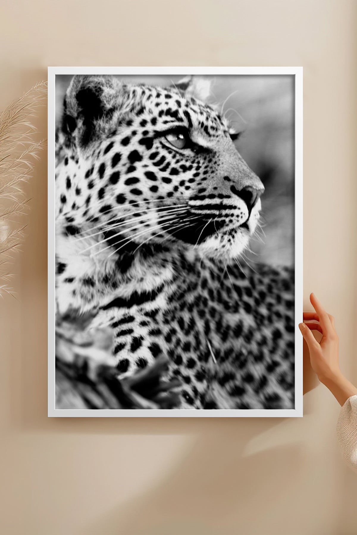 HOMEPACK Ahşap Çerçeveli Tablo Çerçeveli Poster Sanatsal Modern Duvar Dekoru BEK-8189