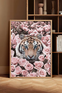 HOMEPACK Ahşap Çerçeveli Tablo Çerçeveli Poster Sanatsal Modern Duvar Dekoru BEK-8190