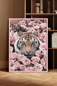 HOMEPACK Ahşap Çerçeveli Tablo Çerçeveli Poster Sanatsal Modern Duvar Dekoru BEK-8190