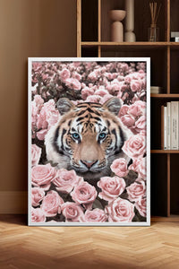 HOMEPACK Ahşap Çerçeveli Tablo Çerçeveli Poster Sanatsal Modern Duvar Dekoru BEK-8190