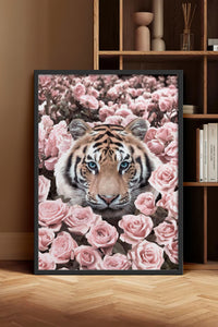HOMEPACK Ahşap Çerçeveli Tablo Çerçeveli Poster Sanatsal Modern Duvar Dekoru BEK-8190