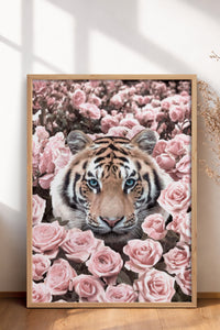 HOMEPACK Ahşap Çerçeveli Tablo Çerçeveli Poster Sanatsal Modern Duvar Dekoru BEK-8190