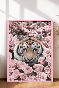 HOMEPACK Ahşap Çerçeveli Tablo Çerçeveli Poster Sanatsal Modern Duvar Dekoru BEK-8190
