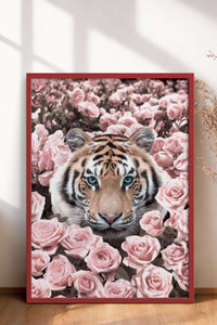 HOMEPACK Ahşap Çerçeveli Tablo Çerçeveli Poster Sanatsal Modern Duvar Dekoru BEK-8190