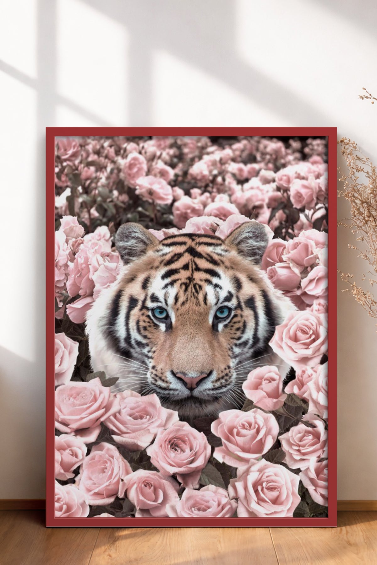 HOMEPACK Ahşap Çerçeveli Tablo Çerçeveli Poster Sanatsal Modern Duvar Dekoru BEK-8190