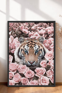 HOMEPACK Ahşap Çerçeveli Tablo Çerçeveli Poster Sanatsal Modern Duvar Dekoru BEK-8190