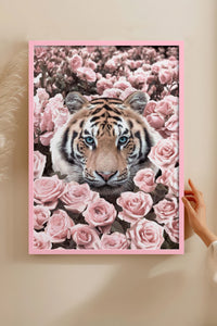 HOMEPACK Ahşap Çerçeveli Tablo Çerçeveli Poster Sanatsal Modern Duvar Dekoru BEK-8190