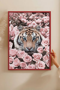 HOMEPACK Ahşap Çerçeveli Tablo Çerçeveli Poster Sanatsal Modern Duvar Dekoru BEK-8190