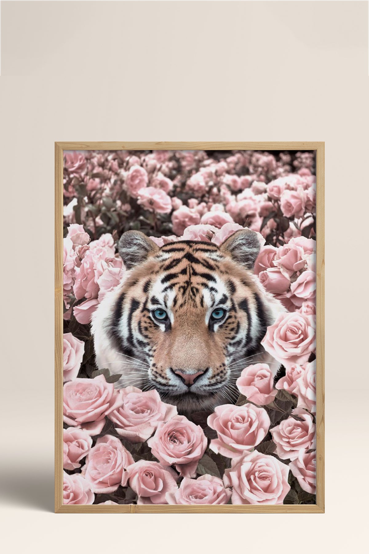 HOMEPACK Ahşap Çerçeveli Tablo Çerçeveli Poster Sanatsal Modern Duvar Dekoru BEK-8190