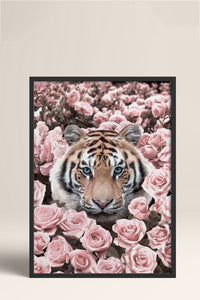 HOMEPACK Ahşap Çerçeveli Tablo Çerçeveli Poster Sanatsal Modern Duvar Dekoru BEK-8190