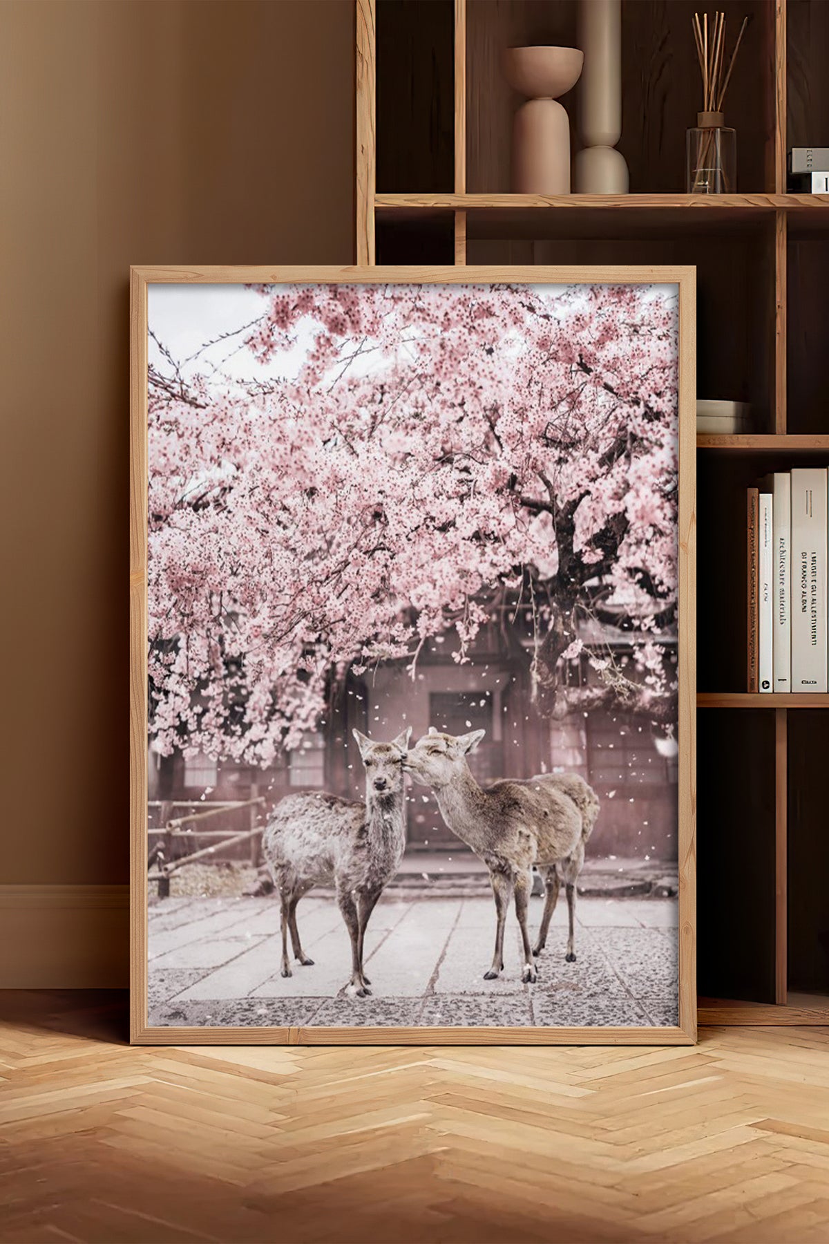 HOMEPACK Ahşap Çerçeveli Tablo Çerçeveli Poster Sanatsal Modern Duvar Dekoru BEK-8191