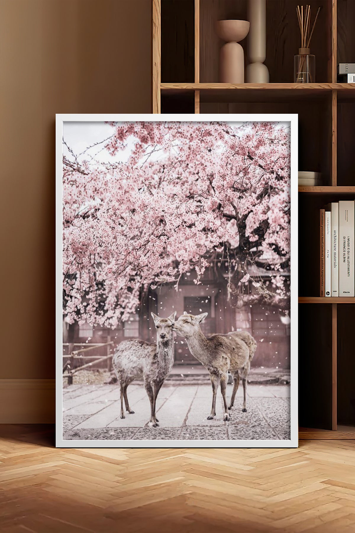 HOMEPACK Ahşap Çerçeveli Tablo Çerçeveli Poster Sanatsal Modern Duvar Dekoru BEK-8191