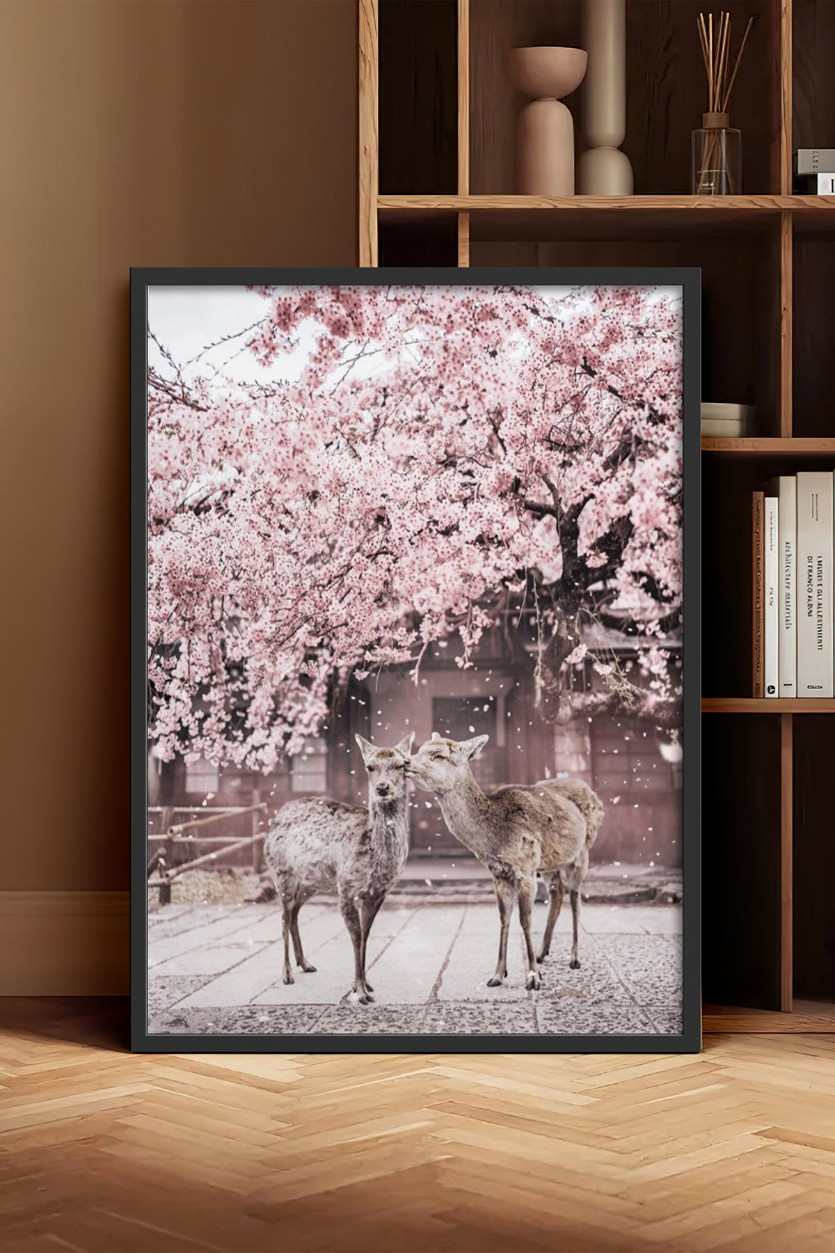 HOMEPACK Ahşap Çerçeveli Tablo Çerçeveli Poster Sanatsal Modern Duvar Dekoru BEK-8191