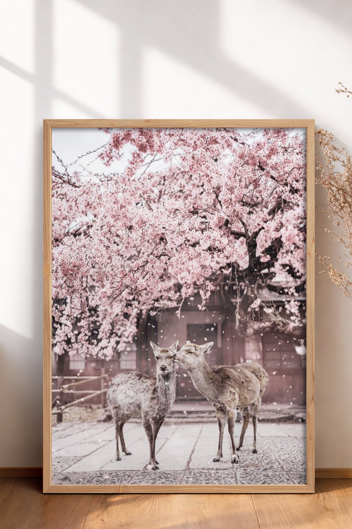 HOMEPACK Ahşap Çerçeveli Tablo Çerçeveli Poster Sanatsal Modern Duvar Dekoru BEK-8191