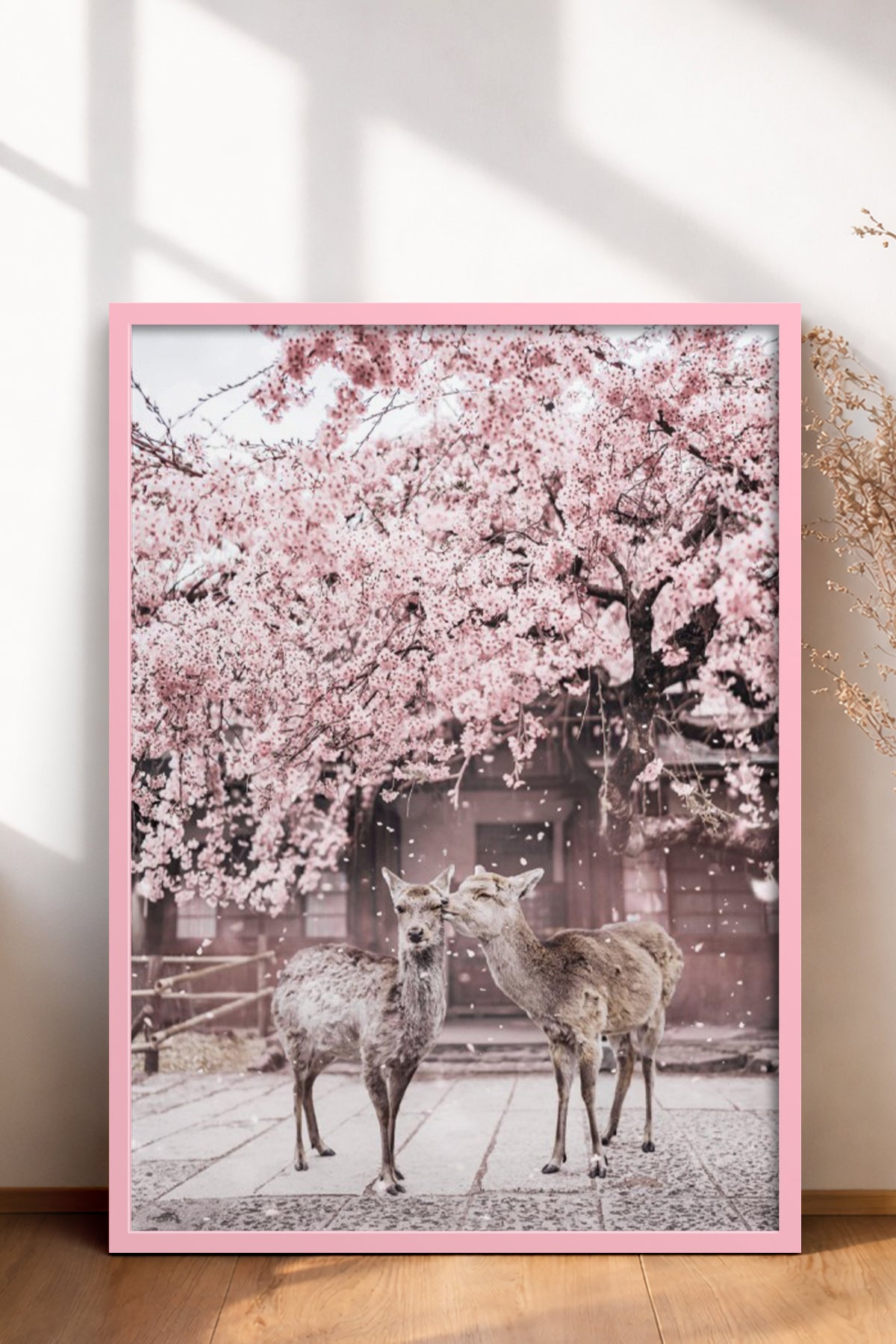 HOMEPACK Ahşap Çerçeveli Tablo Çerçeveli Poster Sanatsal Modern Duvar Dekoru BEK-8191