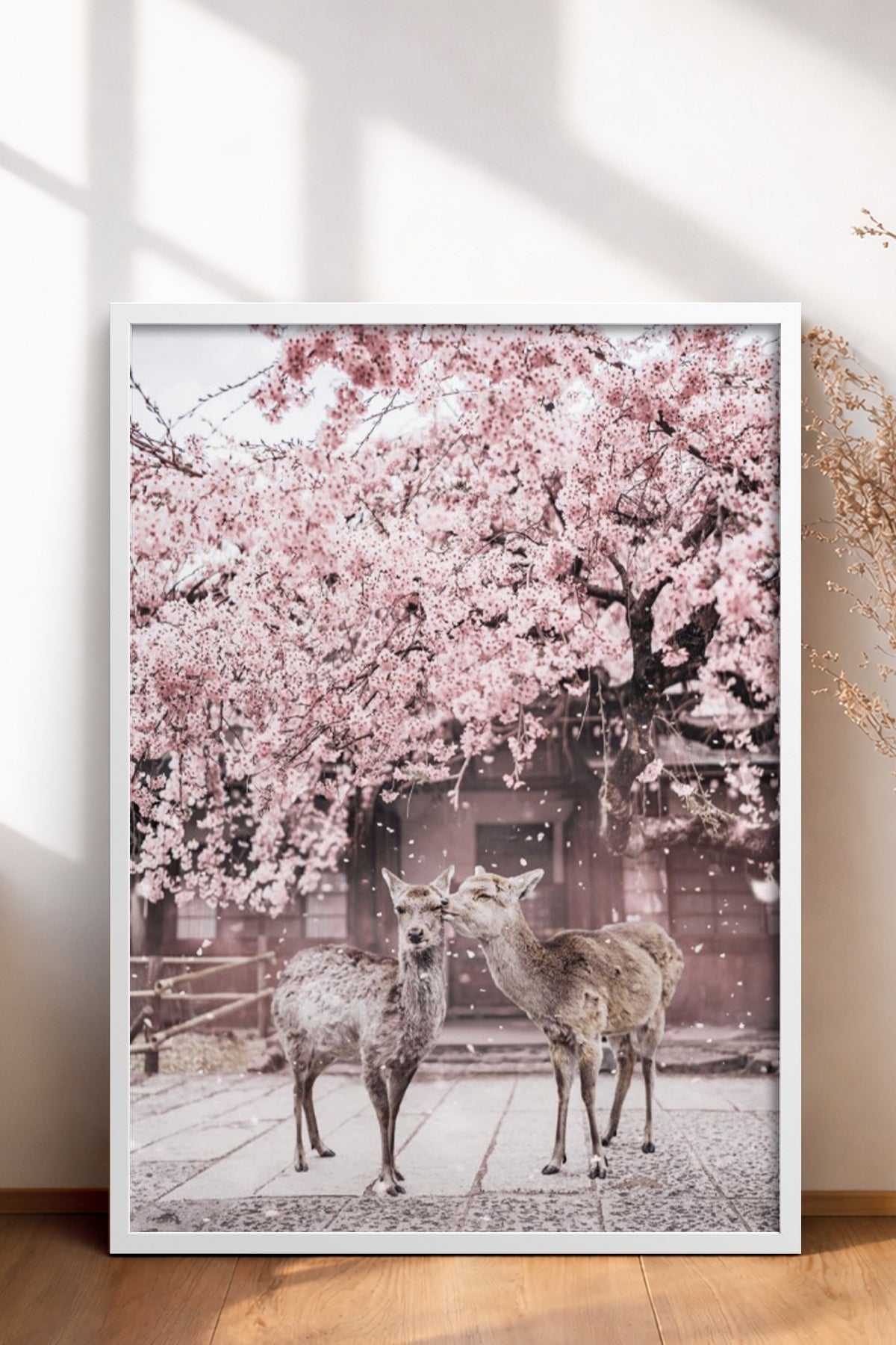 HOMEPACK Ahşap Çerçeveli Tablo Çerçeveli Poster Sanatsal Modern Duvar Dekoru BEK-8191