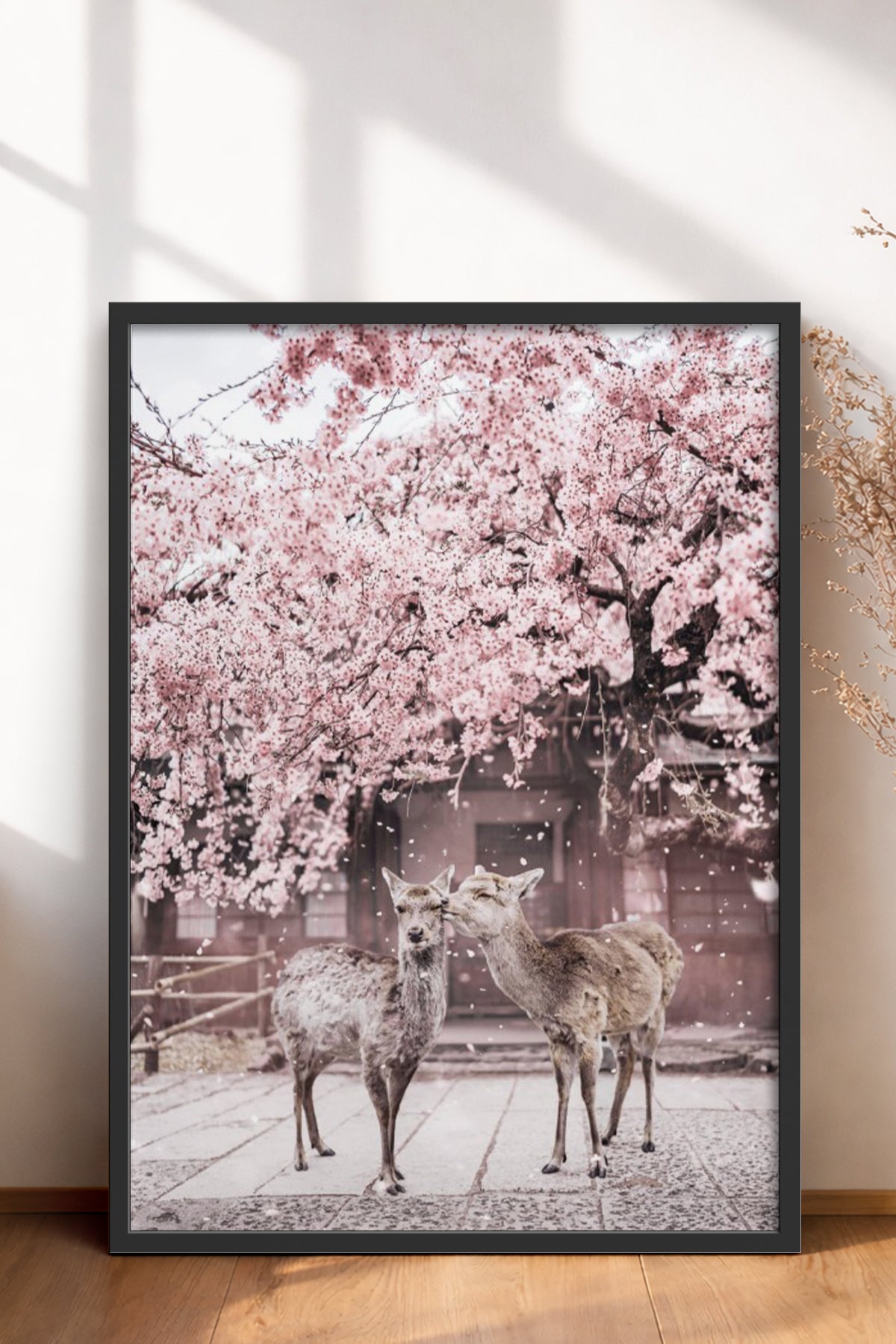 HOMEPACK Ahşap Çerçeveli Tablo Çerçeveli Poster Sanatsal Modern Duvar Dekoru BEK-8191