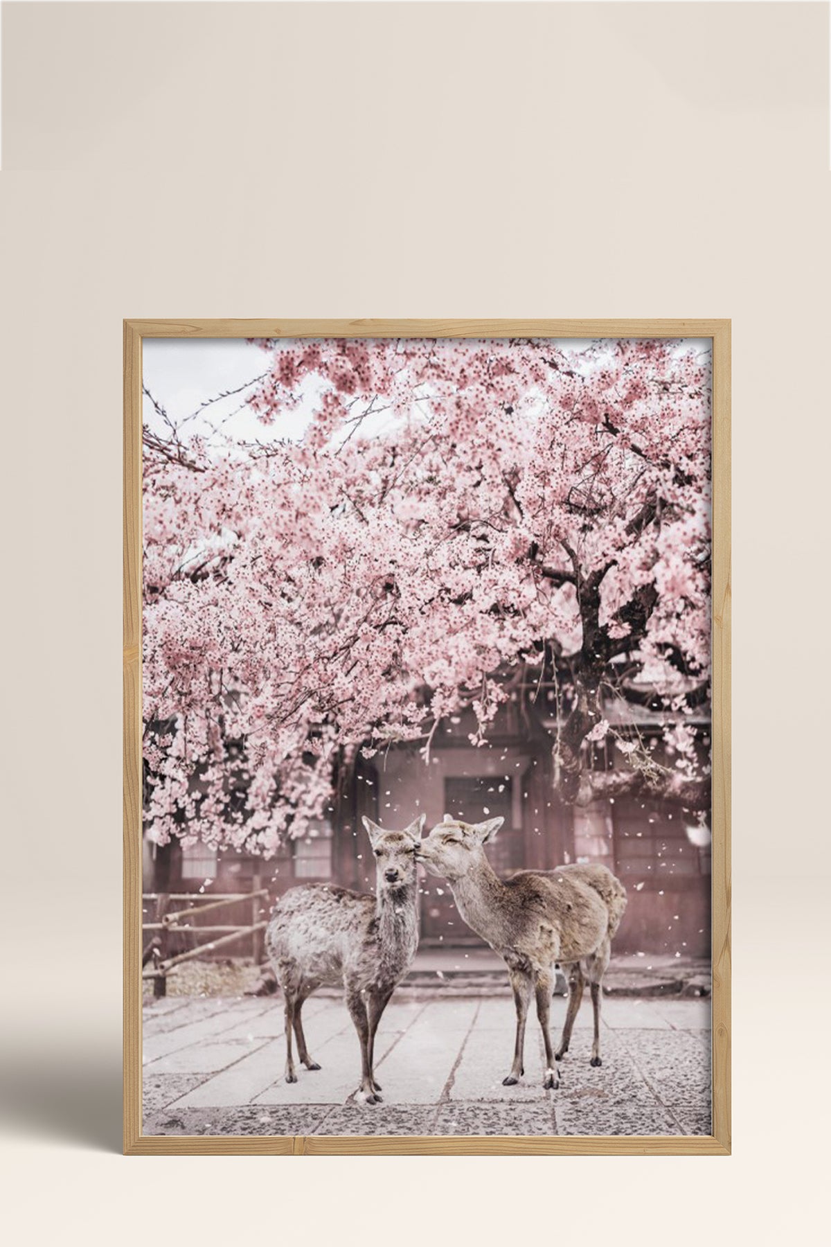 HOMEPACK Ahşap Çerçeveli Tablo Çerçeveli Poster Sanatsal Modern Duvar Dekoru BEK-8191