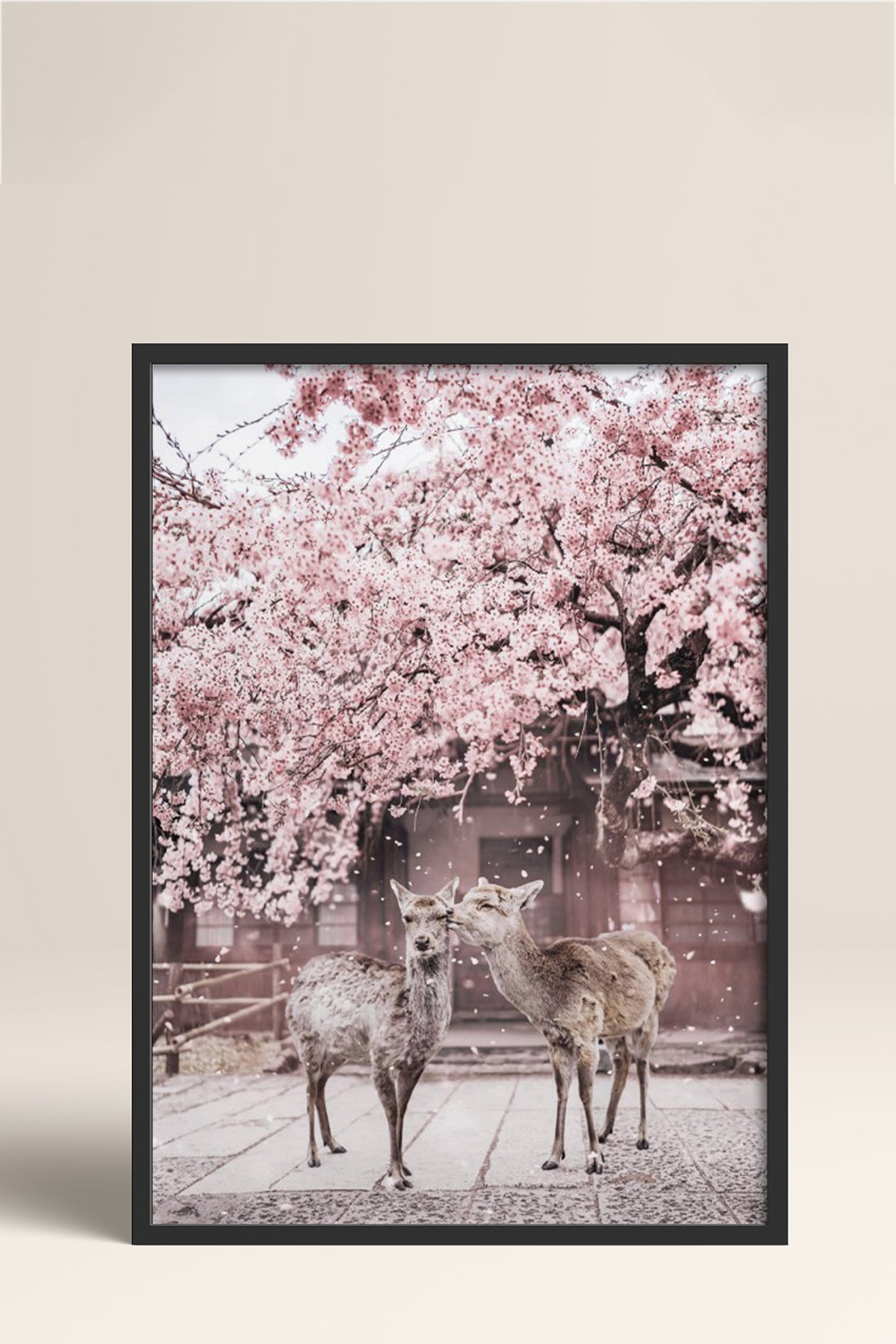 HOMEPACK Ahşap Çerçeveli Tablo Çerçeveli Poster Sanatsal Modern Duvar Dekoru BEK-8191