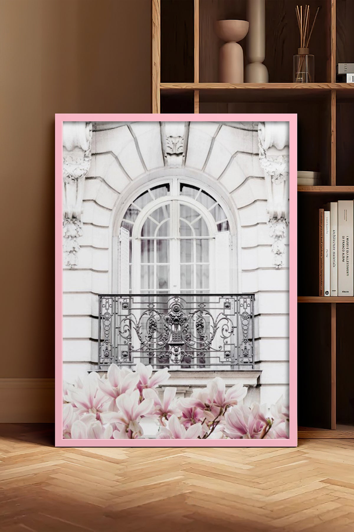 HOMEPACK Ahşap Çerçeveli Tablo Çerçeveli Poster Sanatsal Modern Duvar Dekoru BEK-8194
