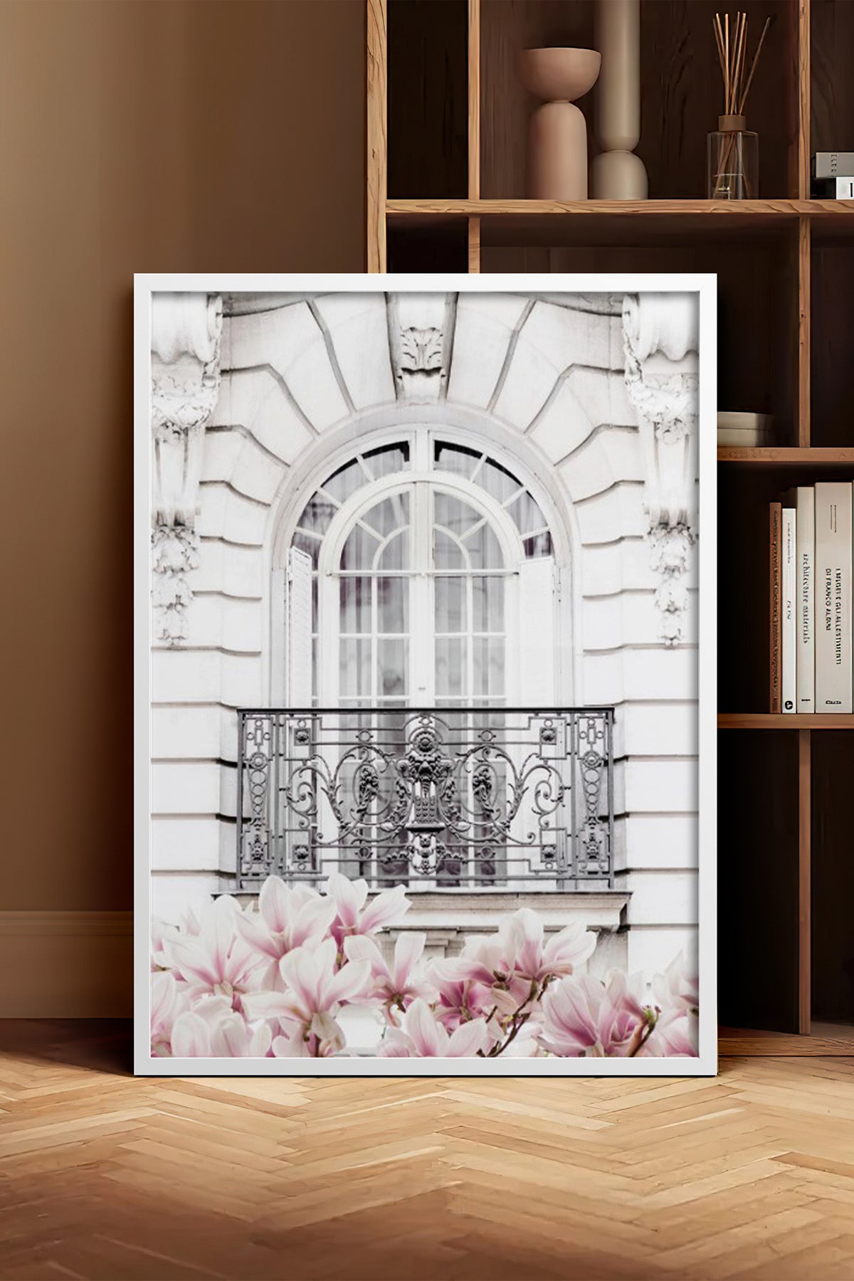 HOMEPACK Ahşap Çerçeveli Tablo Çerçeveli Poster Sanatsal Modern Duvar Dekoru BEK-8194