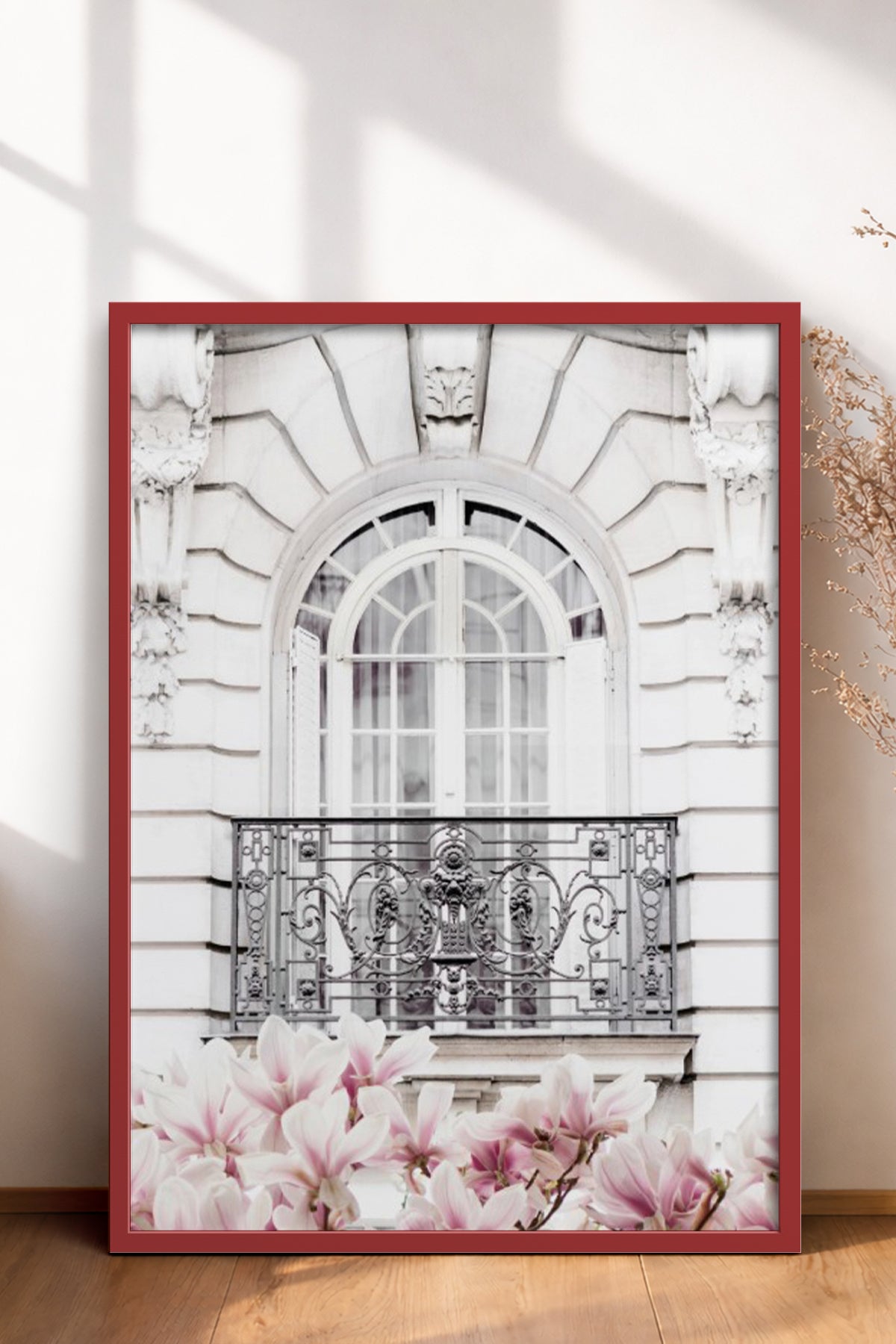 HOMEPACK Ahşap Çerçeveli Tablo Çerçeveli Poster Sanatsal Modern Duvar Dekoru BEK-8194