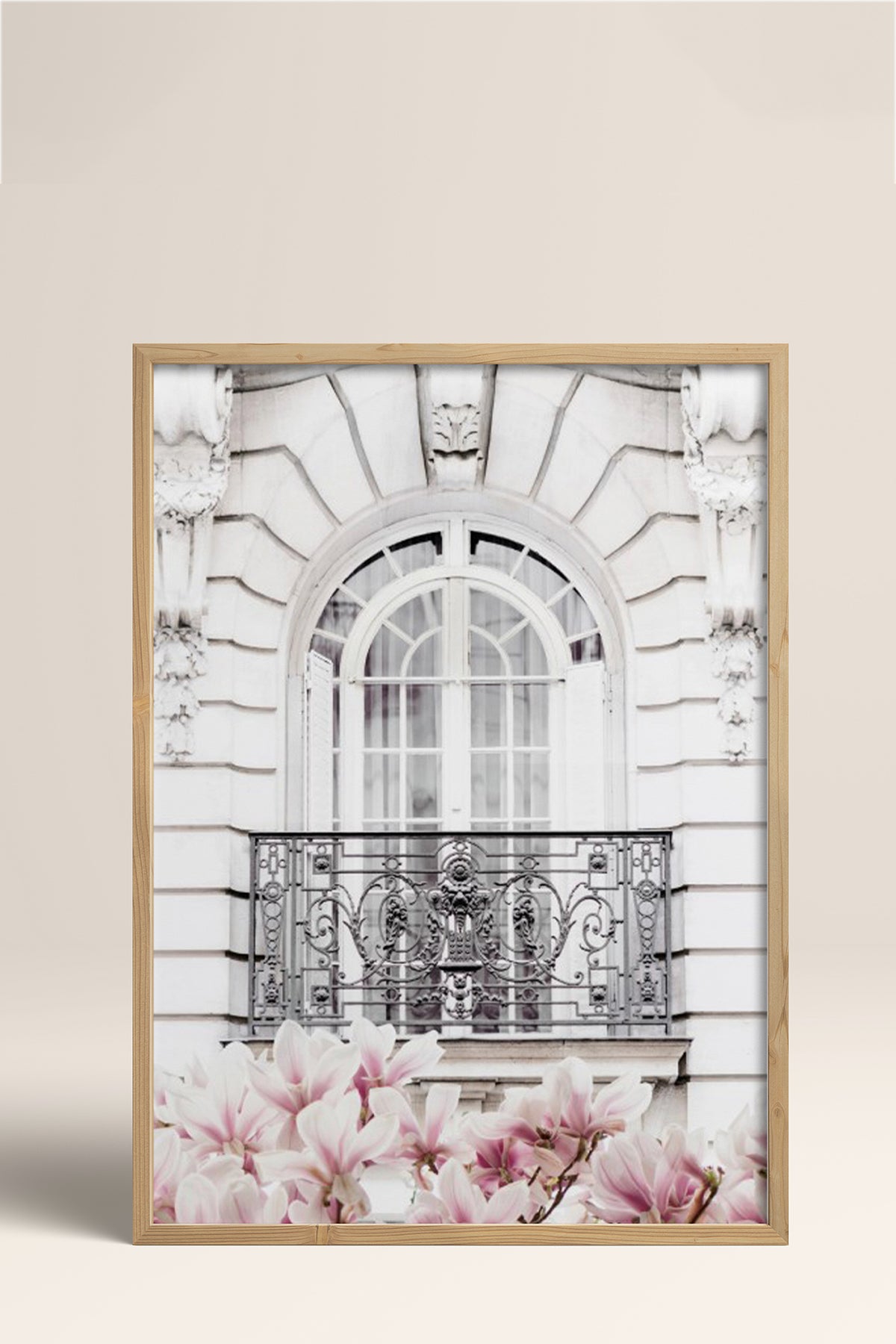HOMEPACK Ahşap Çerçeveli Tablo Çerçeveli Poster Sanatsal Modern Duvar Dekoru BEK-8194