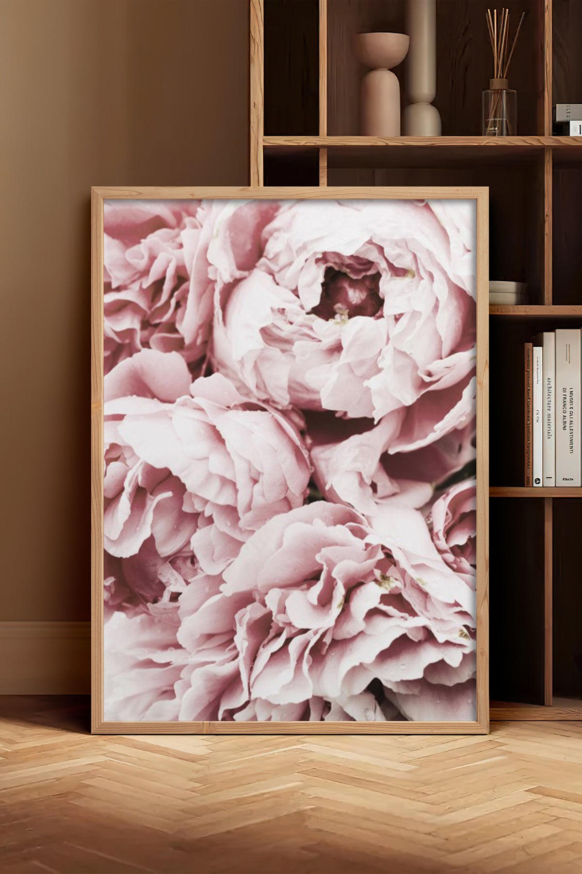 HOMEPACK Ahşap Çerçeveli Tablo Çerçeveli Poster Sanatsal Modern Duvar Dekoru BEK-8195