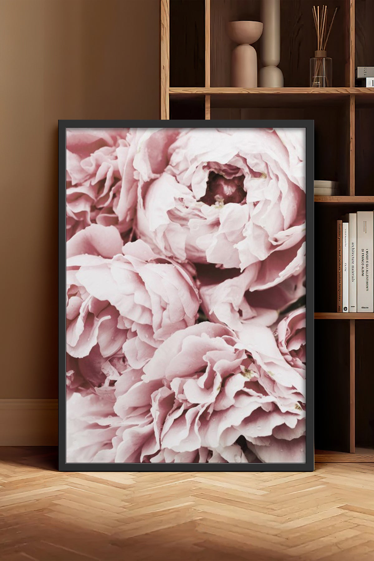HOMEPACK Ahşap Çerçeveli Tablo Çerçeveli Poster Sanatsal Modern Duvar Dekoru BEK-8195