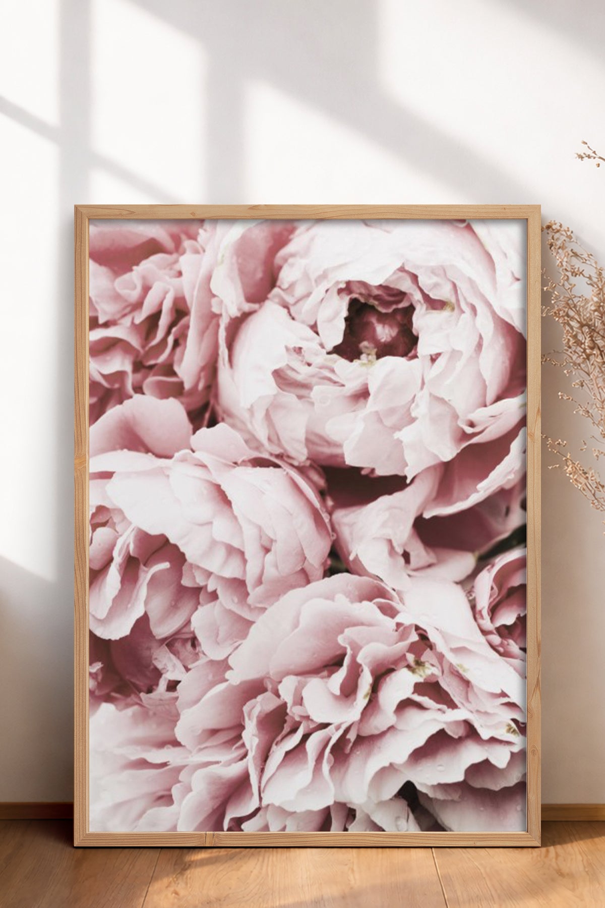 HOMEPACK Ahşap Çerçeveli Tablo Çerçeveli Poster Sanatsal Modern Duvar Dekoru BEK-8195