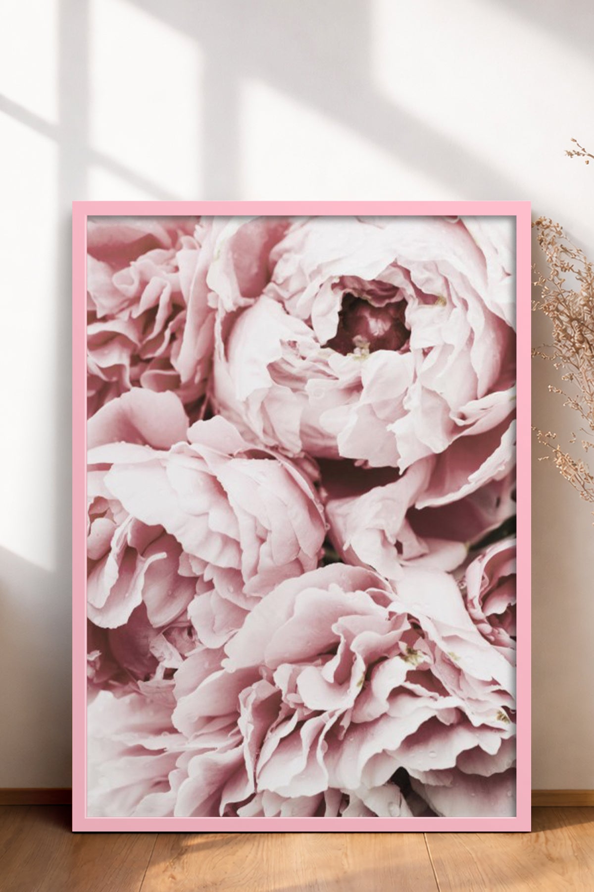 HOMEPACK Ahşap Çerçeveli Tablo Çerçeveli Poster Sanatsal Modern Duvar Dekoru BEK-8195