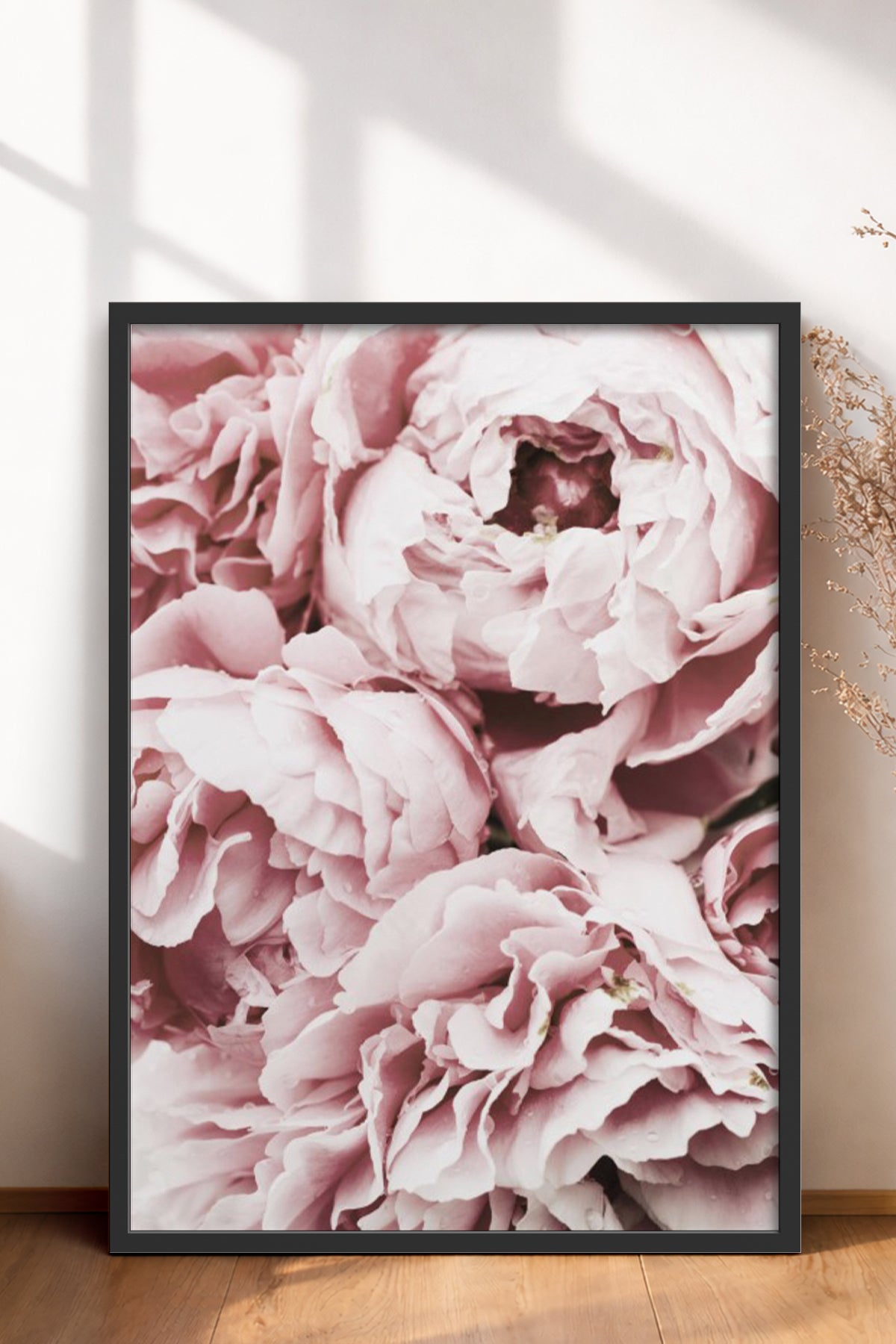 HOMEPACK Ahşap Çerçeveli Tablo Çerçeveli Poster Sanatsal Modern Duvar Dekoru BEK-8195