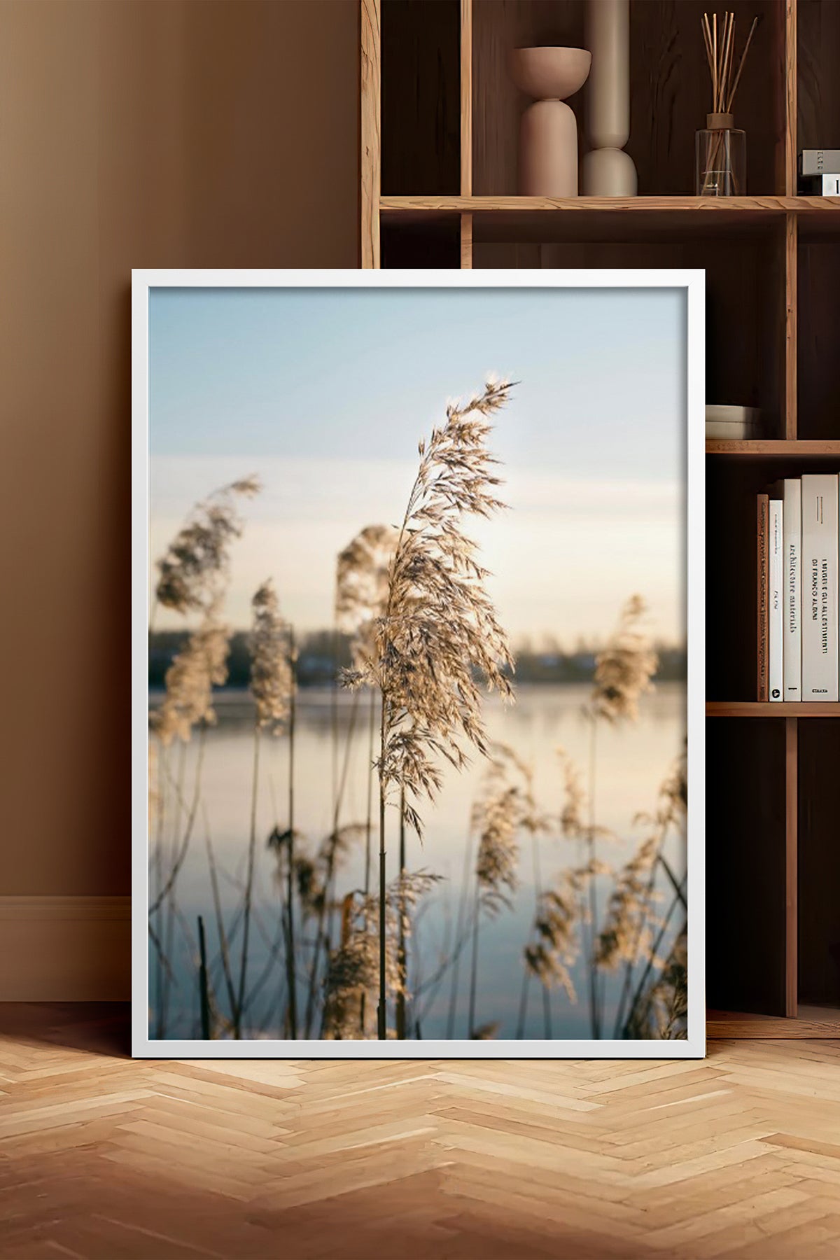 HOMEPACK Ahşap Çerçeveli Tablo Çerçeveli Poster Sanatsal Modern Duvar Dekoru BEK-8196