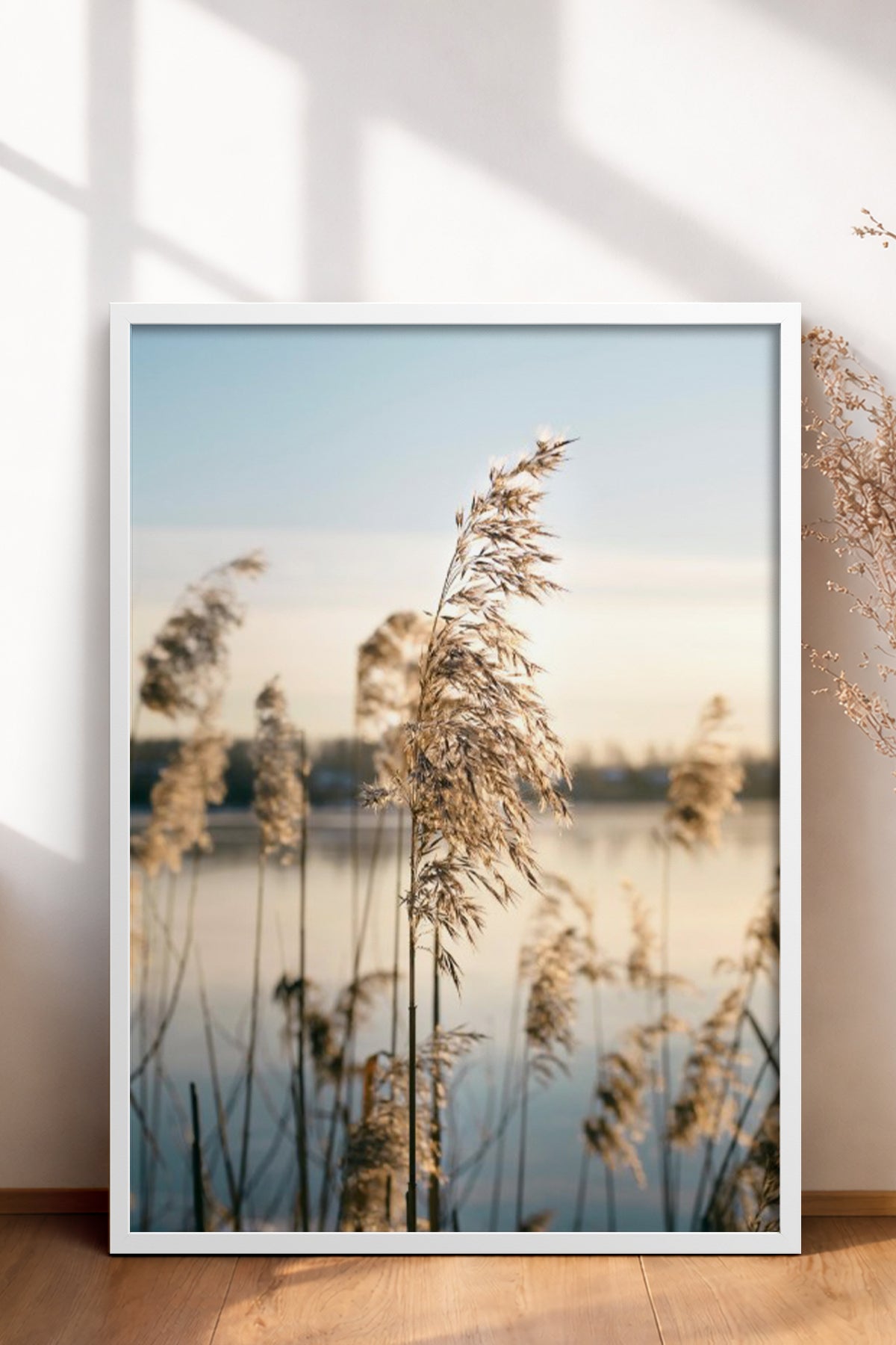 HOMEPACK Ahşap Çerçeveli Tablo Çerçeveli Poster Sanatsal Modern Duvar Dekoru BEK-8196