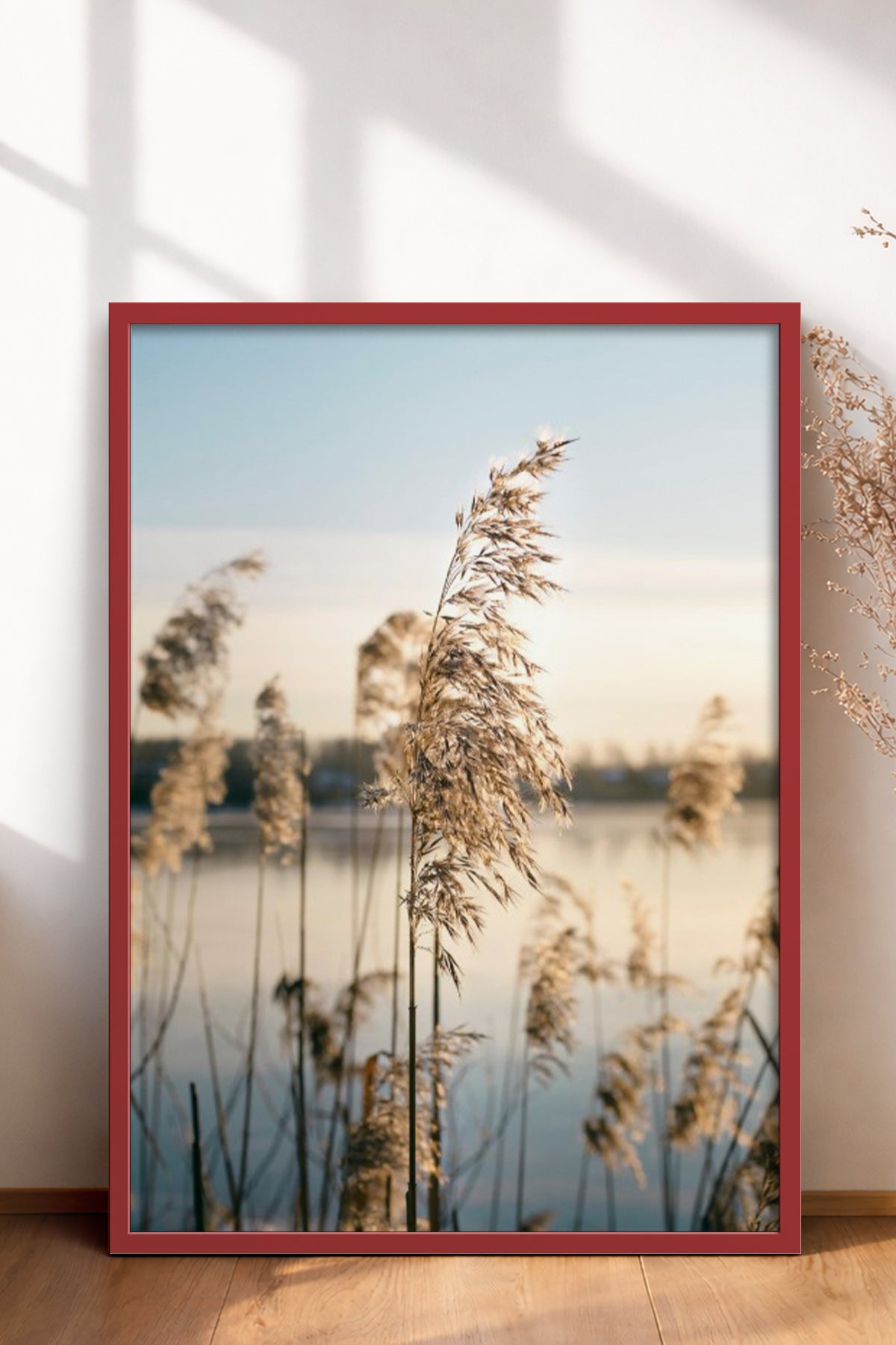 HOMEPACK Ahşap Çerçeveli Tablo Çerçeveli Poster Sanatsal Modern Duvar Dekoru BEK-8196
