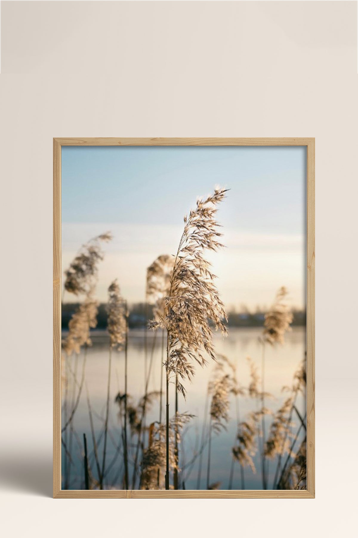 HOMEPACK Ahşap Çerçeveli Tablo Çerçeveli Poster Sanatsal Modern Duvar Dekoru BEK-8196