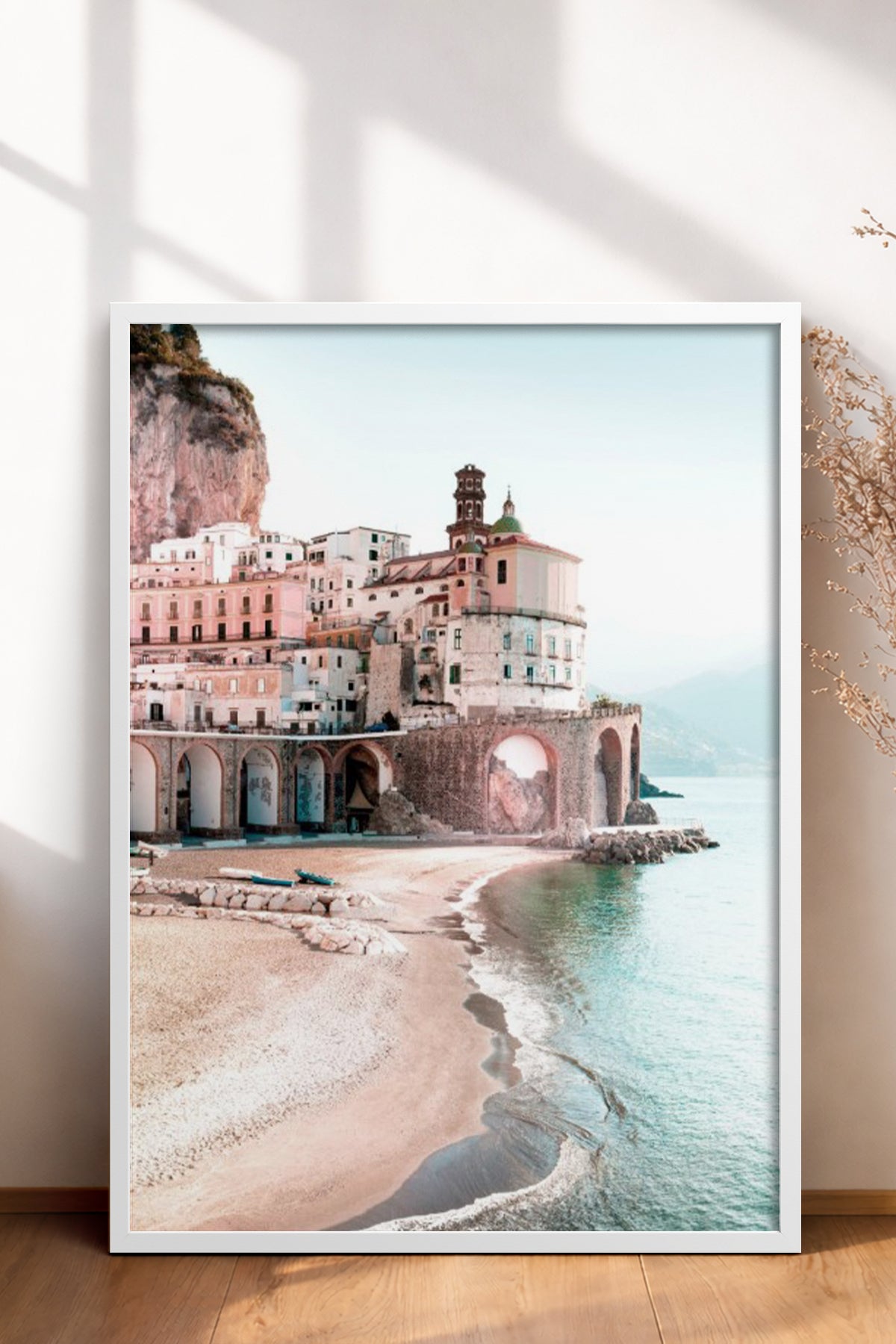 HOMEPACK Ahşap Çerçeveli Tablo Çerçeveli Poster Sanatsal Modern Duvar Dekoru BEK-8197