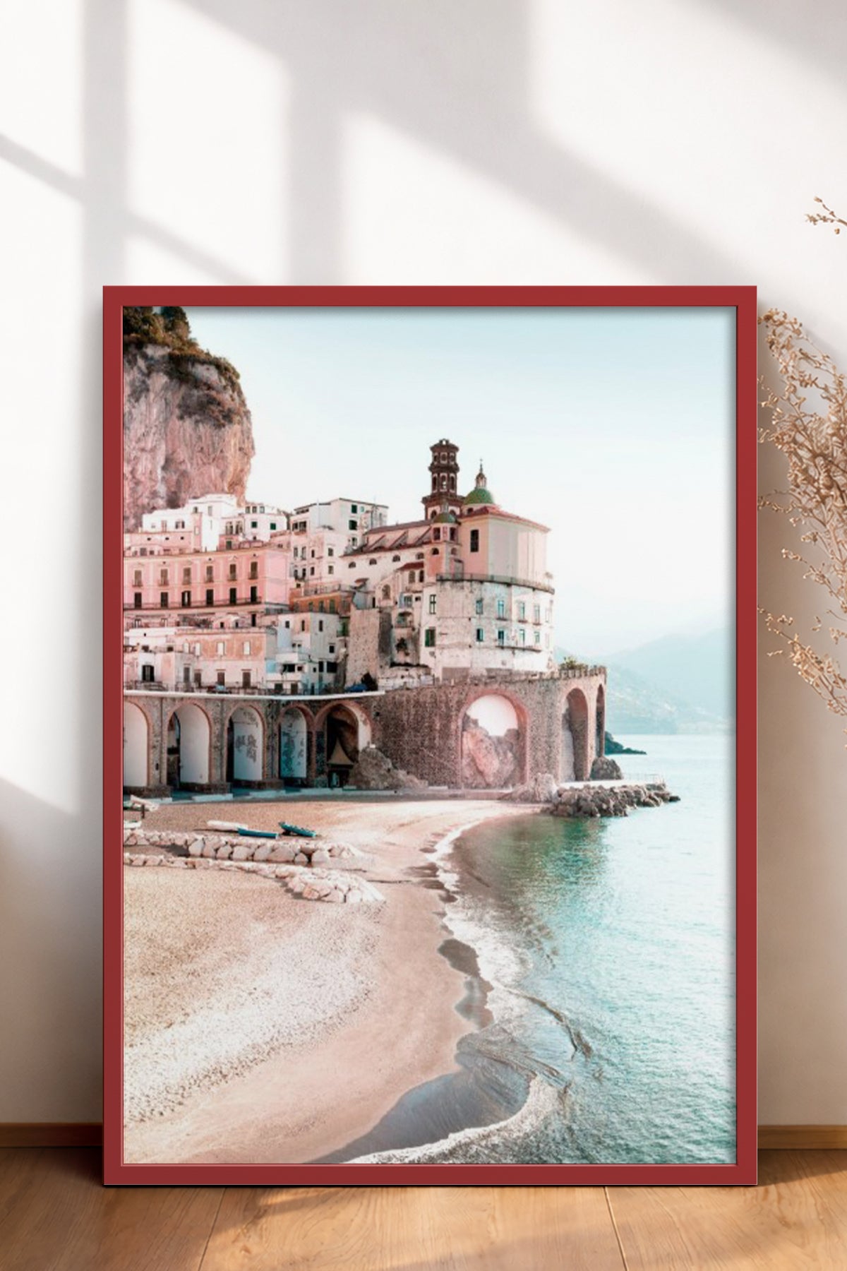 HOMEPACK Ahşap Çerçeveli Tablo Çerçeveli Poster Sanatsal Modern Duvar Dekoru BEK-8197