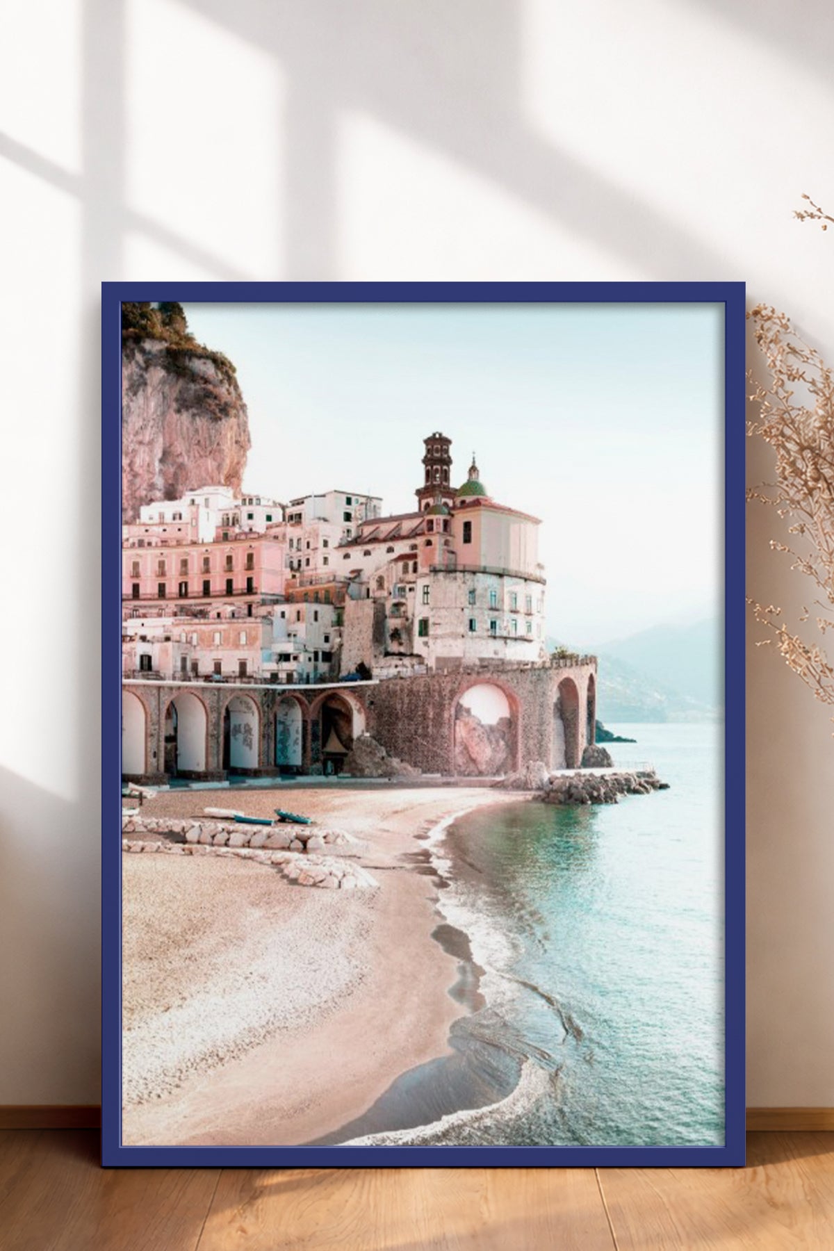 HOMEPACK Ahşap Çerçeveli Tablo Çerçeveli Poster Sanatsal Modern Duvar Dekoru BEK-8197