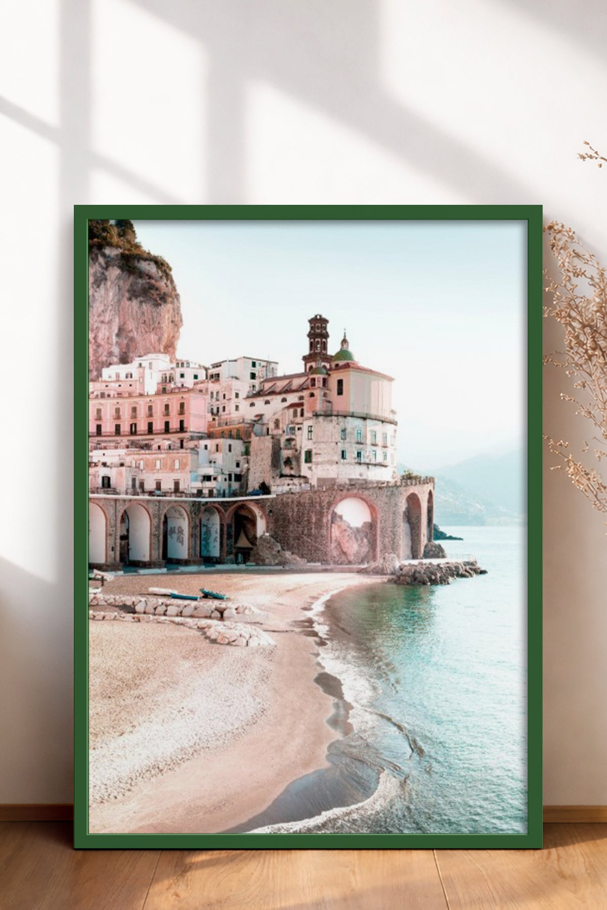 HOMEPACK Ahşap Çerçeveli Tablo Çerçeveli Poster Sanatsal Modern Duvar Dekoru BEK-8197