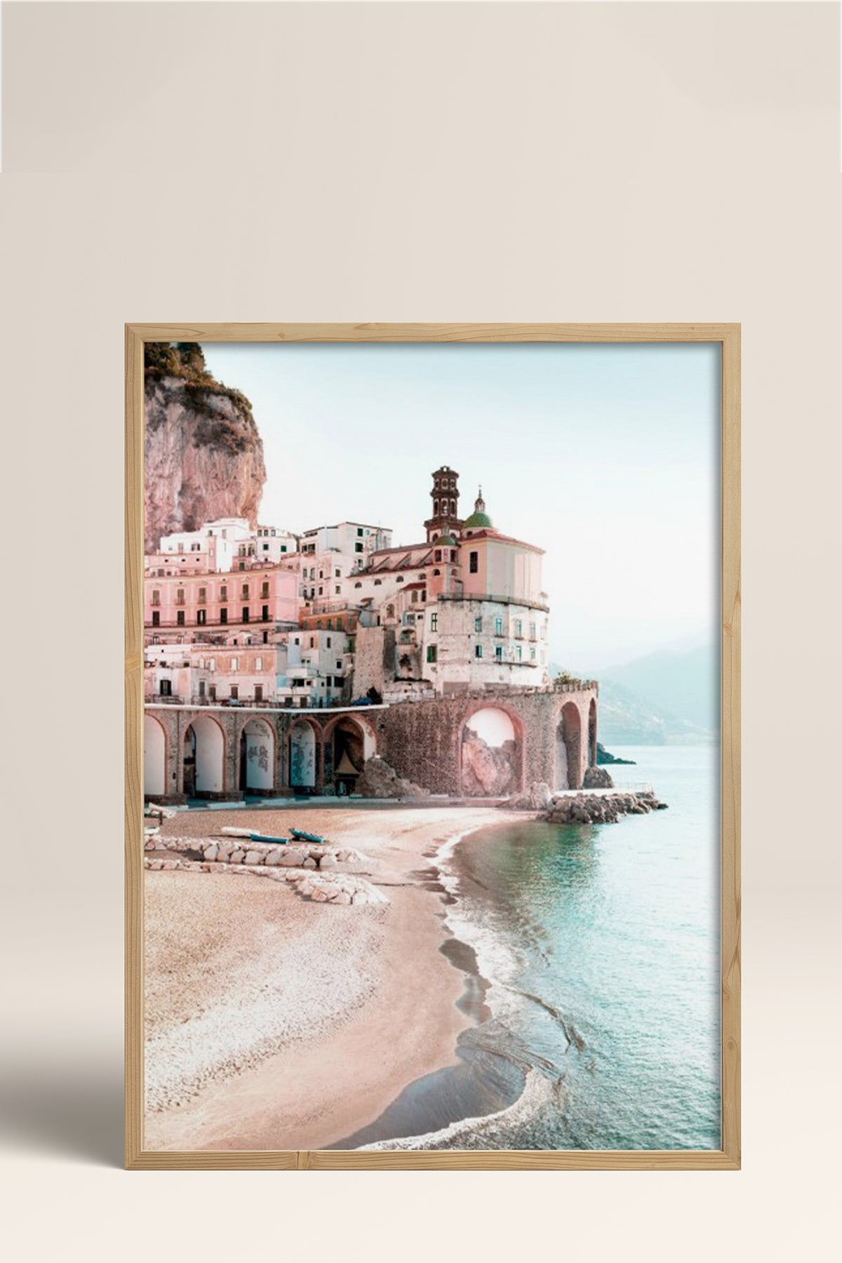 HOMEPACK Ahşap Çerçeveli Tablo Çerçeveli Poster Sanatsal Modern Duvar Dekoru BEK-8197