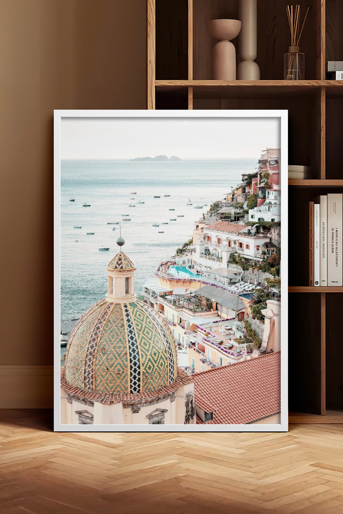 HOMEPACK Ahşap Çerçeveli Tablo Çerçeveli Poster Sanatsal Modern Duvar Dekoru BEK-8198