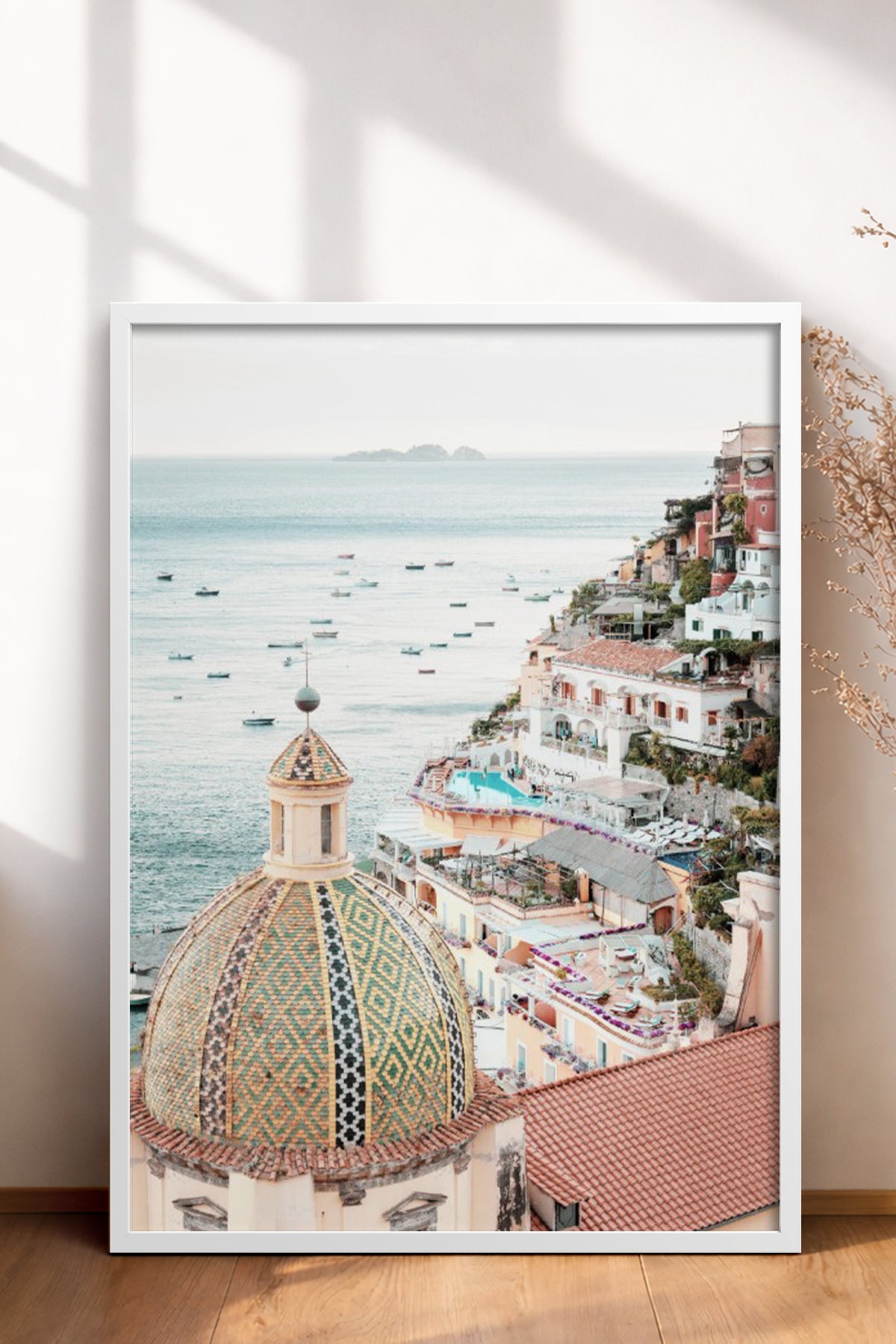 HOMEPACK Ahşap Çerçeveli Tablo Çerçeveli Poster Sanatsal Modern Duvar Dekoru BEK-8198