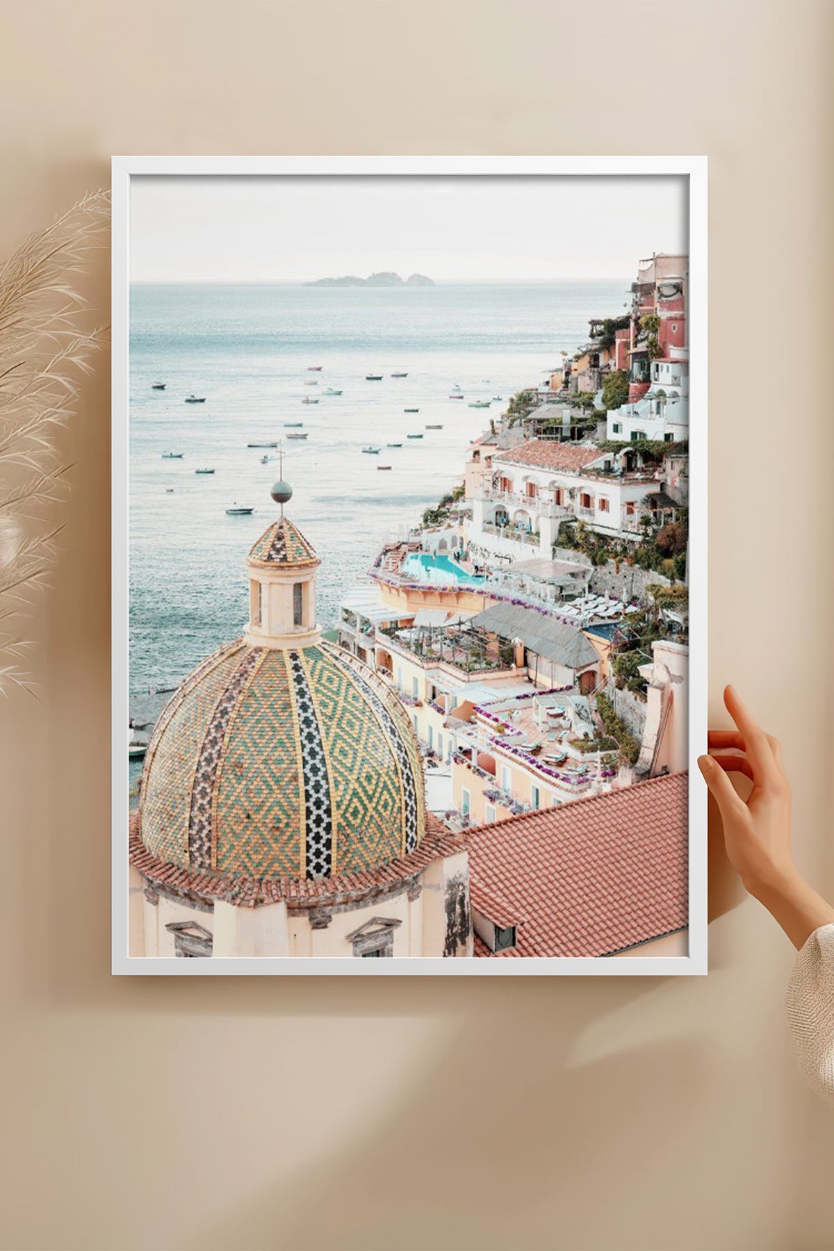 HOMEPACK Ahşap Çerçeveli Tablo Çerçeveli Poster Sanatsal Modern Duvar Dekoru BEK-8198