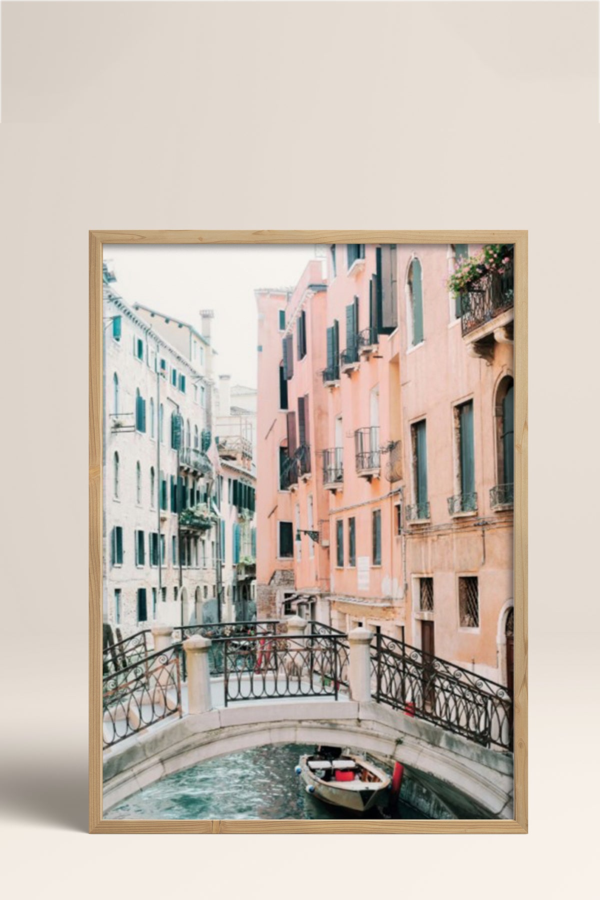 HOMEPACK Ahşap Çerçeveli Tablo Çerçeveli Poster Sanatsal Modern Duvar Dekoru BEK-8199