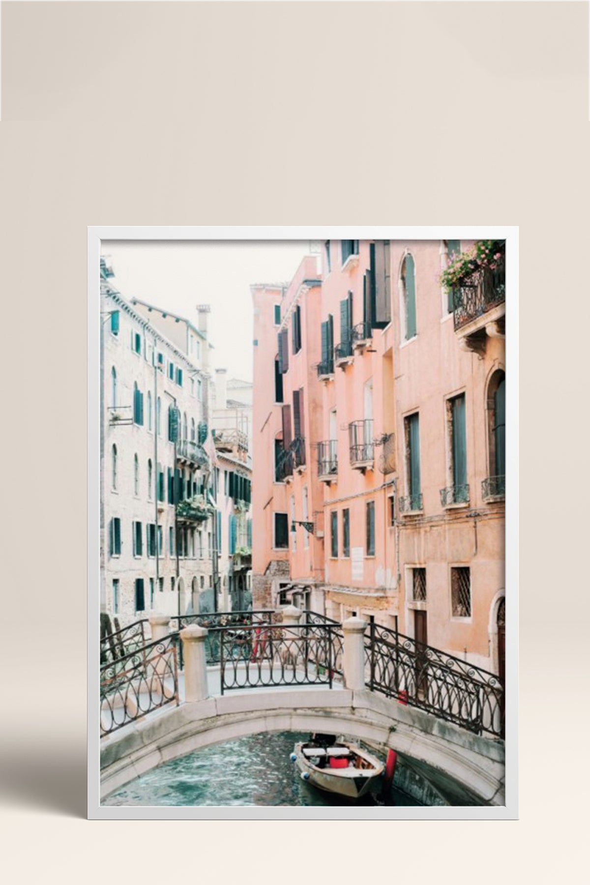HOMEPACK Ahşap Çerçeveli Tablo Çerçeveli Poster Sanatsal Modern Duvar Dekoru BEK-8199